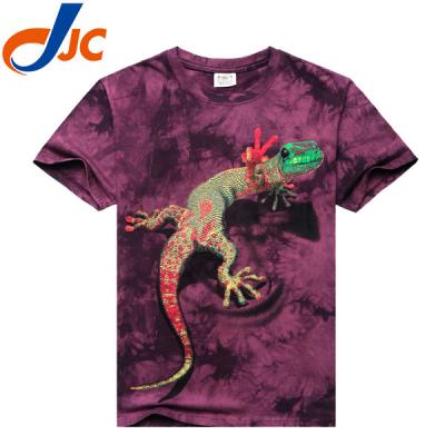 China Fashion 3d Anti-Shrink 100% Cotton Printed T-shirt Dye Sublimation T-shirt Printing for sale