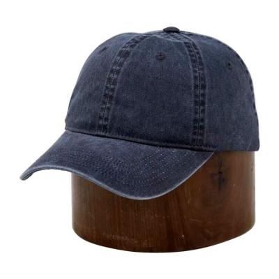 China JOINT Vintage Wshaed Distressed Adjustable Baseball Cap Twill Dad Hat for sale