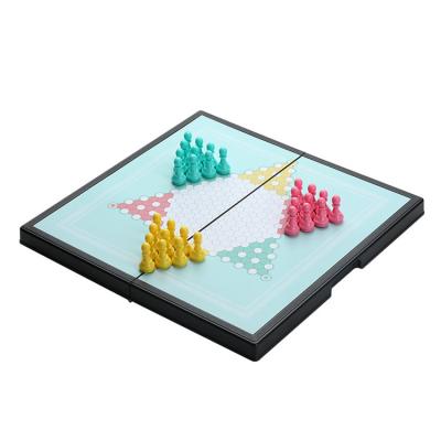 China Developing Intelligence Ready To Board Folding Magnetic Portable Travel Games Magnetic Chess Board For Kids for sale