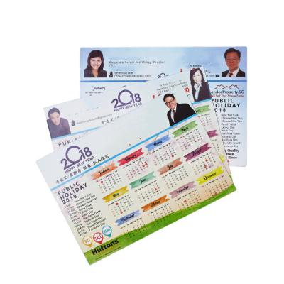 China Fridge Magnet Calendar Customized Logo Printed Promotional Fridge Magnet Calendar, Cheap Promotional Calendars for sale