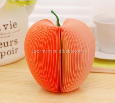 China Custom Loose Leaf Fruit Shape Memo Pads, Sticky Notes, Advertising Stationery Gift Memo Pads for sale