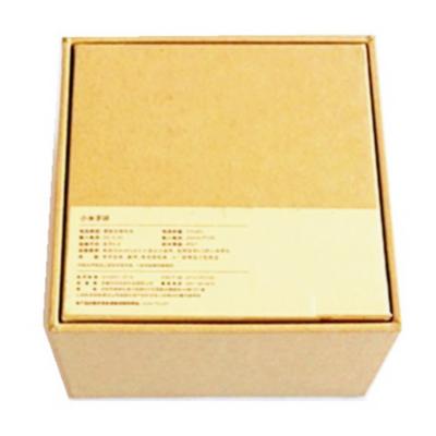 China Recyclable custom design Cheap Logo Packing 8 x8 gift box kraft paper box with lid and bottom, for sale