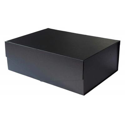 China High Quality Eco - Friendly Black Storage Box Eco - Friendly Hard Paper Durable Gift Box for sale