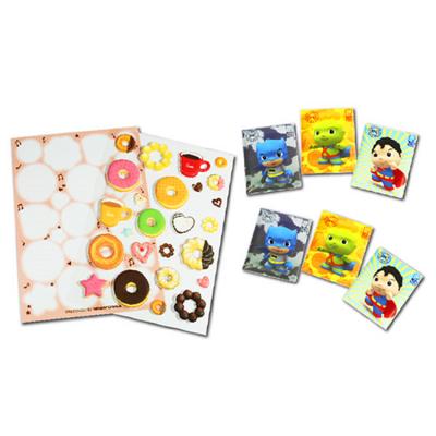 China 2020 New Design Waterproof+Eco-friendly Beautiful Easy To Peel And Stick Puffy Sticker for sale