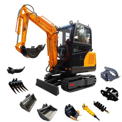 China Building Material Shops Free Freight Small 2.5T Mini Digger CE/EPA/EURO 5 Crawler Bagger Mini Excavator with cheap price for sale