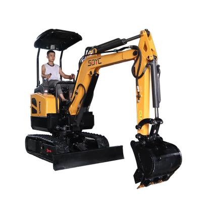 China Building material stores cheap price Chinese new mini excavator 2 ton small crawler digger crawler excavator for sale for sale