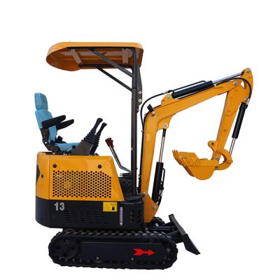 China Building Material Shops Cheap Chinese China Mini Excavator Factory 1.3 Ton Crawler Excavator Price For Garden for sale