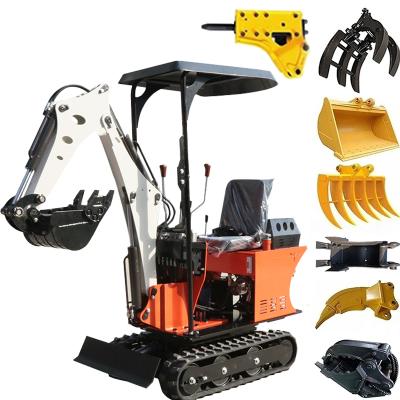 China Construction Material Shop Chinese Home Use 0.8 Ton 1 Ton Smallest 1.6 Ton Mini Crawler Excavator With Good Price For Sale for sale