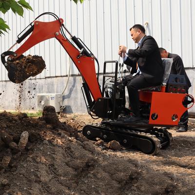 China Free Shipping Price Building Material Stores Good Micro Digger Excavator Excavator Machine Mini Digger Mini Excavators 0.8 1 Ton for sale