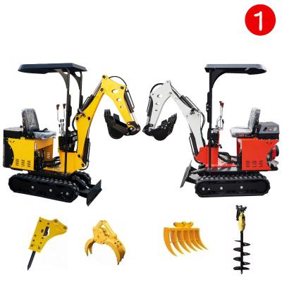 China Free Shipping Cheap Building Material Stores China 0.8 Ton 1 Ton Mini Excavators Digger Digger With Cabinet for sale