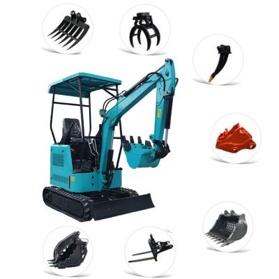 China Excavator 1.5Ton 1.7 Ton 2 Ton Cheap Price Mini Digger Excavator From Building Material Stores China Factory Small for sale