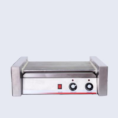 China Hotels Commercial Electric Fast Food Kitchen Equipment Hot Dog Roller Grill With Muffin Warmer for sale