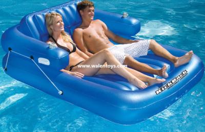 China 7P non-phthalate PVC swimming pool floating mattress, swimming lilo for sale