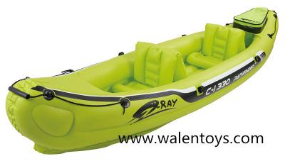 China HEAVY DUTY PVC Inflatable Kayak Canoe , Pathfinder Kayak for sale