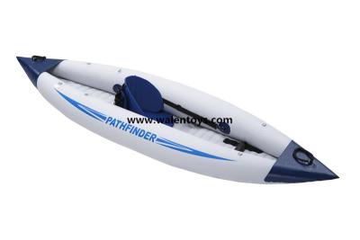 China PVC intex kayak, inflatable fishing boat kayak, single seat for sale