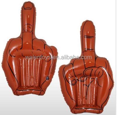 China PVC Middle Finger Inflatable Hand, INFLATABLE FINGER POINTING HAND for sale