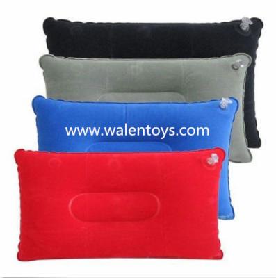 China Travel Air Pillow Inflatable Soft Outdoor Camping Beach PVC Inflatable Cushion Head Rest for sale