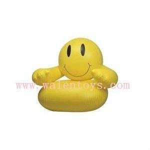 China Light Face Explosion Inflatable Smile Chair for sale