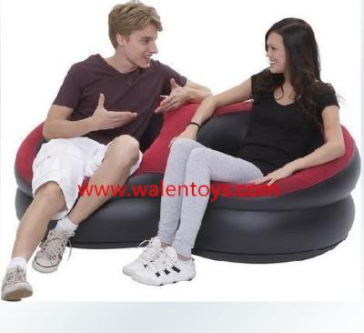 China Sofa Popular PVC Adults Single Seat Inflatable Sectional Sofa Chair for sale