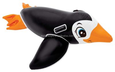 China Intex Plastic Inflatable Penguin Ride On, Penguin Float Tube for sale