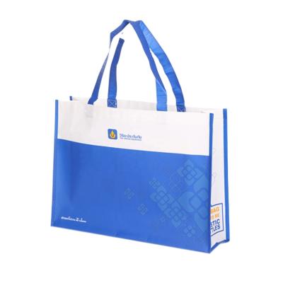 China Printed Fashion Eco-Friendly Custom To Recycle RPET Shopping Bag Promotional Reusable Grocery Foldable Shopping Bag for sale