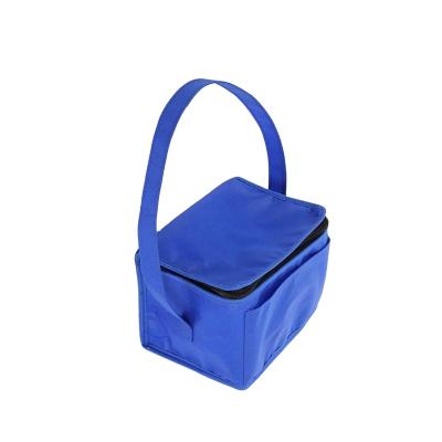 China Factory Custom Reusable Insulated Thermal Nonwoven Wine Cooler Bag Aluminum Foil Cooler Lunch Bag for sale