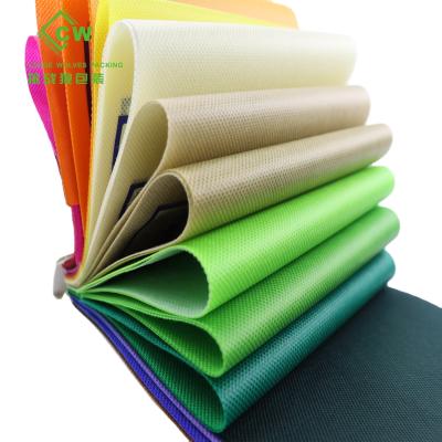 China Good Waterproof Promotional Material Eco Friendly Elastic Nonwoven Bag Material Roll Polypropylene Nonwoven Fabric for sale