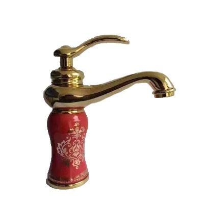 China New Type Best Design Thermostatic Basin Faucets Basin Mixer Single Handle Antique Basin Faucet Brass Faucets for sale