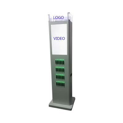 China Rental Power Bank Station Cheap Price 24 Slot Power Bank Vending Machine Advertising Battery Rental Business for sale