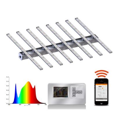 China Daisy Chain Function Sambead Lm 301b Knob Dimmable RJ Port Full Spectrum UV+IR For Indoor Plant Strip Bars Multiple Spider Led Grow Light for sale