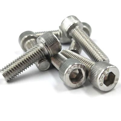 China HEX Factory Stock DIN912 Full Thread 304 Stainless Steel Allen Hex Socket Head Cap Screw Bolt M3 for sale