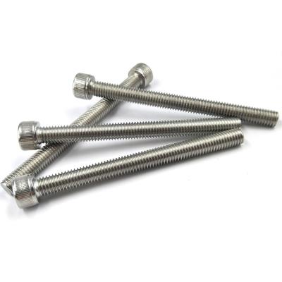 China 304 Stainless Steel HEX DIN912 Full Thread Head Allen Bolts Screws M10 Hex Socket Hex Socket for sale