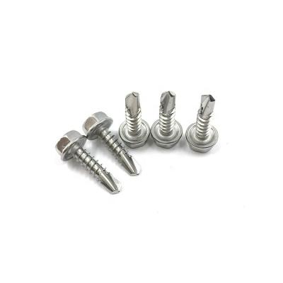 China DIN7504K Factory Price Hexagon Flange Hex Washer Head Self Self Roofing Drilling Screws for sale