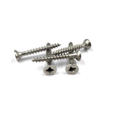 China Flat OEM Customized Steel304 Countersunk Stainless Head Self Drilling Screw For Chipboard With7982 Standard for sale