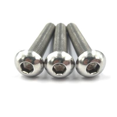 China Wholesale Full Thread Hexagon Socket Knob Stainless Steel HEX Supplier ISO7380 Head Cap Screw for sale