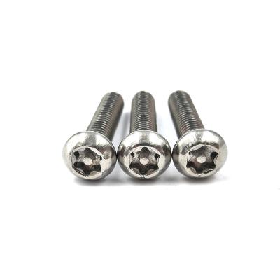 China Pan Chinese Supplier ISO7380 Torx Stainless Steel With Pin Socket Button Head Machine Screw for sale