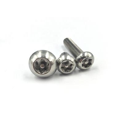 China Round OEM Customized ISO7380 Non-Standard Stainless Steel Torx Socket With Pin Button Head Cap Screw for sale