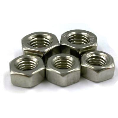 China Heavy Industry Wholesale Supplier DIN934 Sizes All Stainless Steel Self Locking Hex Nuts for sale