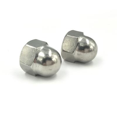 China Heavy Industry Wholesale Price High Quality Stainless Steel304 Arched Hex Acorn Nut With DIN1587 Standard for sale