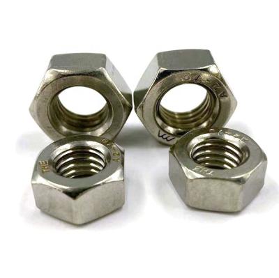 China Heavy Industry Factory Price Self Customized 304 316 Stainless Steel DIN934 Locking Hex Head Nut for sale