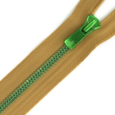 China YKK zipper high quality polished metal zipper with excella y type process two way open end slider for shirt clothes bag jacket for sale