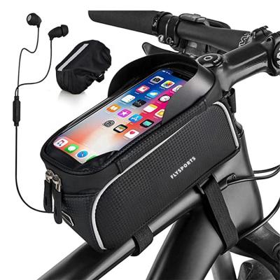 China Custom New 2022 Touch Screen Bicycle Riding Bag View Cell Phone Bag Pocket Pack Bag Bike Phone Mount Waterproof Storage Bag For Recycling for sale