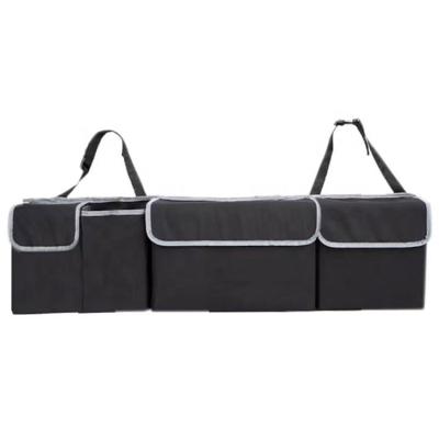 China Waterproof Car Accessories Cargo Foldable Backseat Organizer Bag Trunk Hanging Bag for SUV/Wagon/Van Back Seat for sale