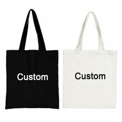 China 2021 Travel Handled Tote Beach Cotton Canvas Customized Customized Gift Logo Silk Sling Bag for sale