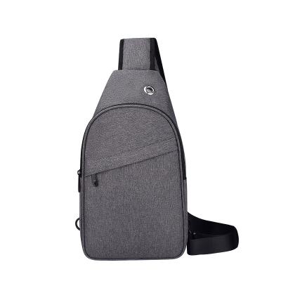 China 2021 High Quality Custom LOGO Trendy Waterproof Crossbody Chest Shoulder Side Sling Bag For Men for sale