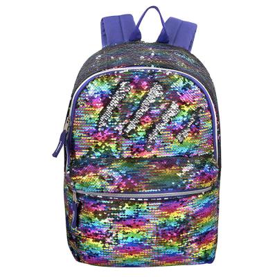 China With Fashionable Mini Book School Bag Glitter Cute Girls Glitter USB Reversible Magic Glitter Backpack Fashion Backpack for sale