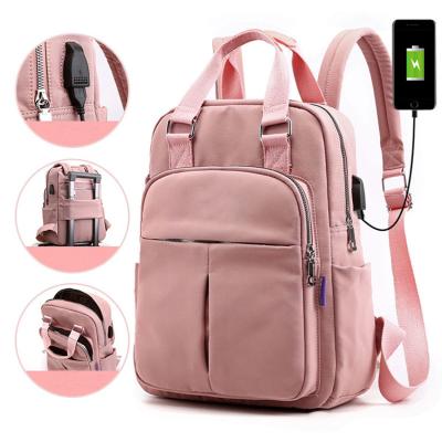 China With Wholesale USB Fashion Bagpack School USB Charging Bags Women Smart Travel Backpacks High Quality Waterproof School Bags. for sale