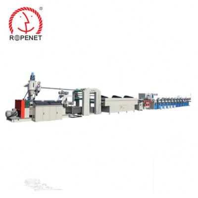 China Professional Plastic Flat Story Pp/Pe Tape Extrusion Film Stretching Line for sale