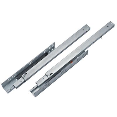 China Wholesale 3 Fold+Full Extension Full Extension Concealed Drawer Slide Undermount Soft End With Removable for sale