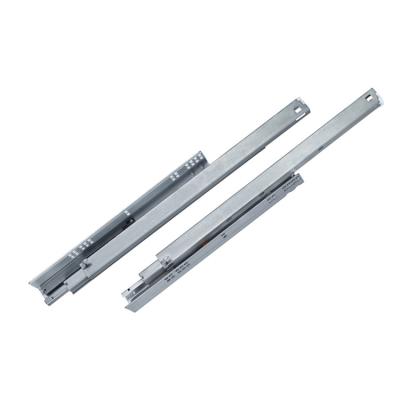 China Ronghui Press Rebound Concealed Slide Modern 3 Times Synchronous Mute Concealed Rail With Handle For Drawer Fittings for sale